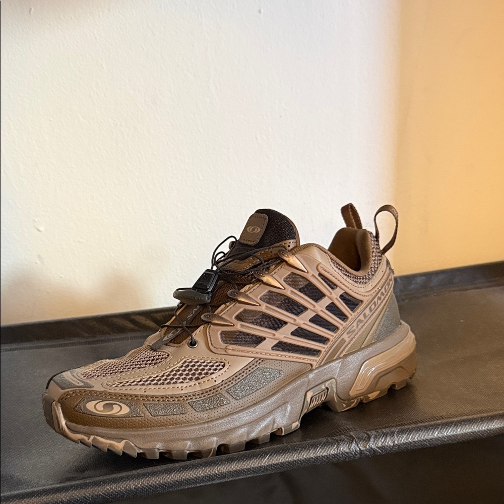 Salomon  Trail Runner in Brown with Black Accents